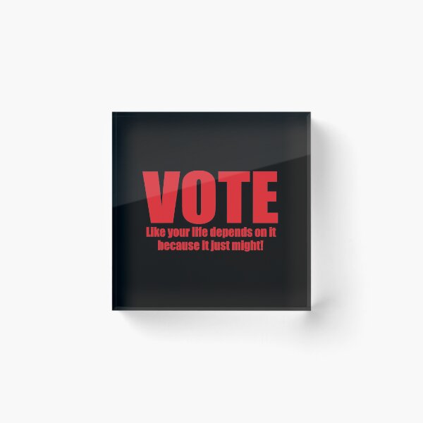 Item preview, VOTE like your life depends on it - it might (red) designed and sold by SammyBad.