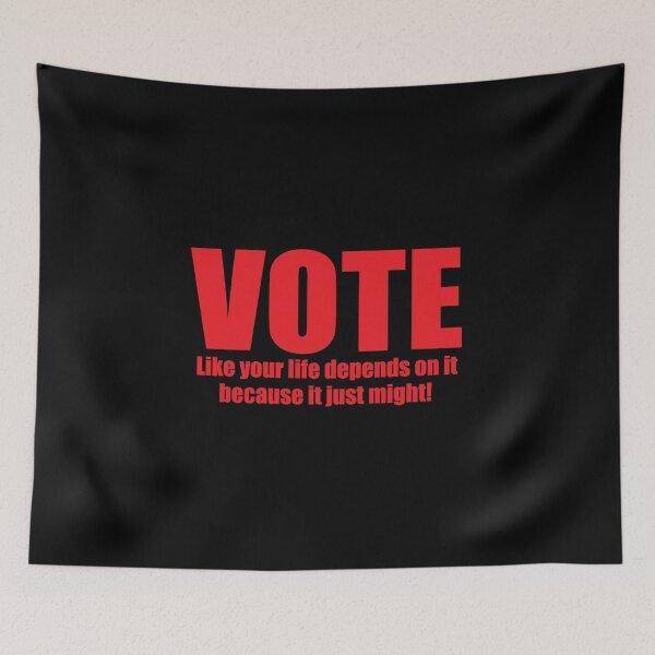 Item preview, VOTE like your life depends on it - it might (red) designed and sold by SammyBad.