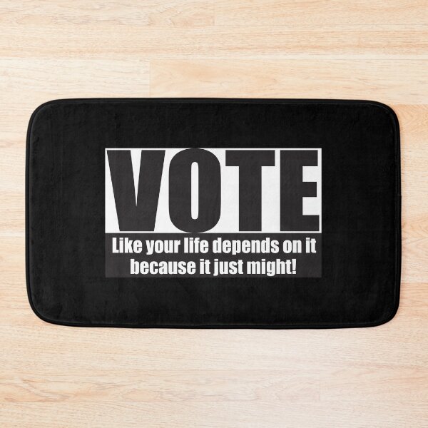 Item preview, VOTE like your life depends on it - it might (black/white) designed and sold by SammyBad.