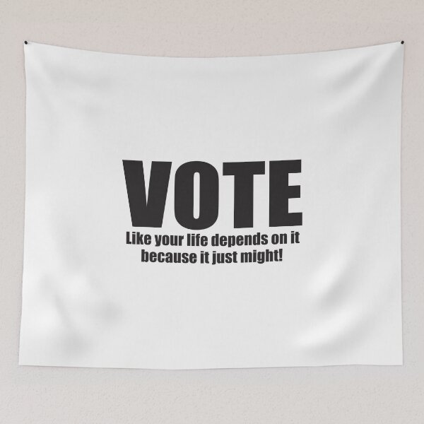 Item preview, VOTE like your life depends on it - it might (black) designed and sold by SammyBad.
