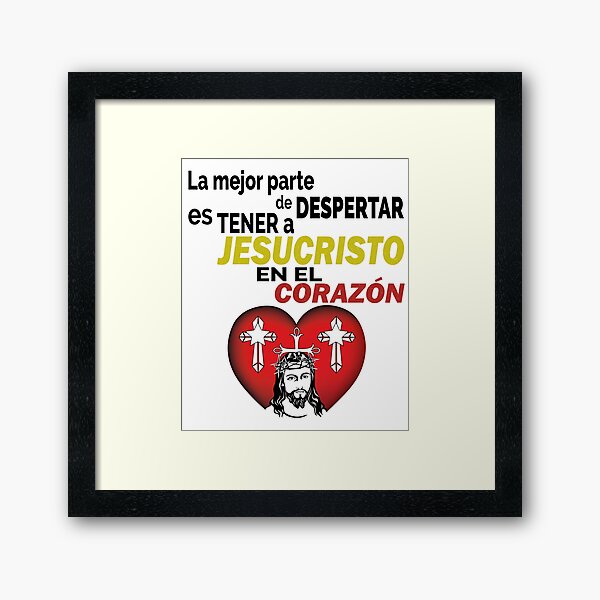 Vista previa del artículo con la obra «Tener a Jesucristo en tu corazón», diseñado y vendido por Dina S  Morris.