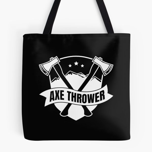 Item preview, Ax throwing woodcutter ax throwing mountain designed and sold by RJ-Art.