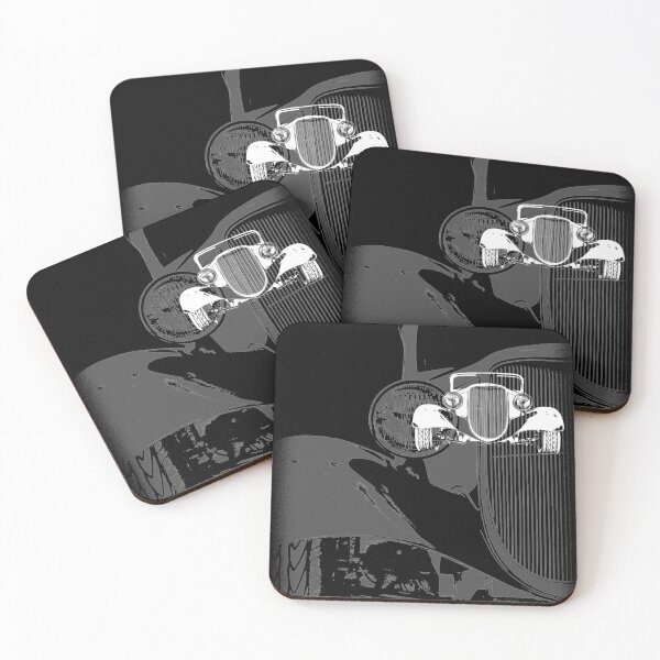 Item preview, 1933 Ford Coupe (B&W) designed and sold by BlulimeMerch.