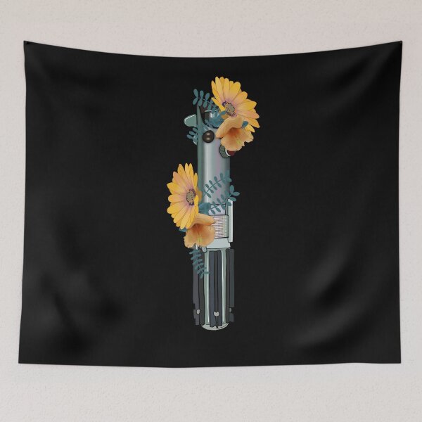 Item preview, Lightsaber sprouting yellow flowers  designed and sold by julesartthings.