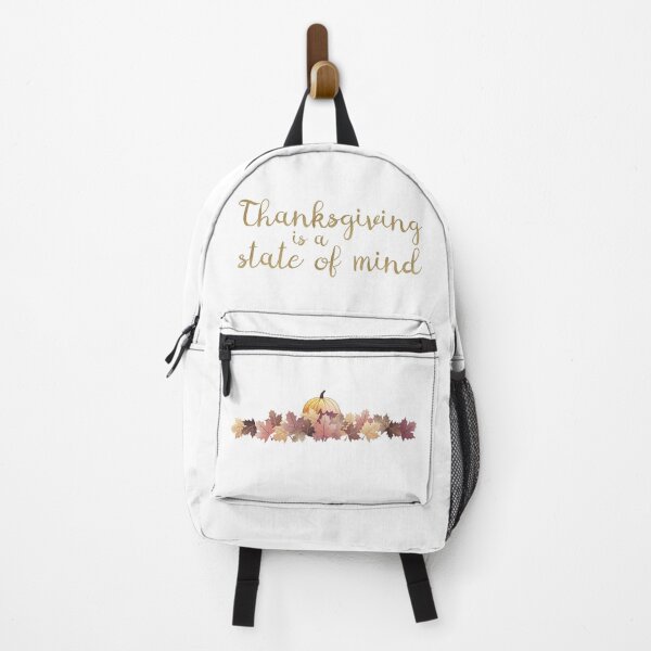 Item preview, Gratitude in Style - ‘Thanksgiving Is a State of Mind’ Statement Design designed and sold by talgursmusthave.