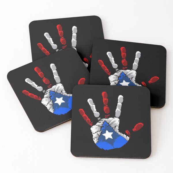 Item preview, Puerto Rico Hand Print - Boricua Flag designed and sold by anziehend.