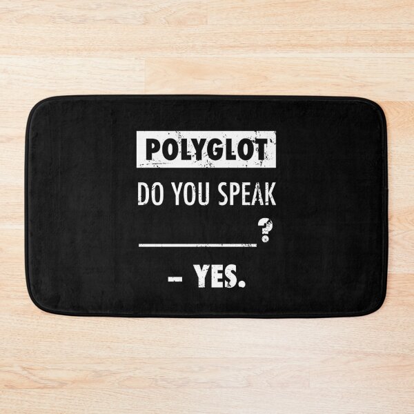Item preview, Polyglot Multilingual Languages Linguistics designed and sold by SuperFreshArt.