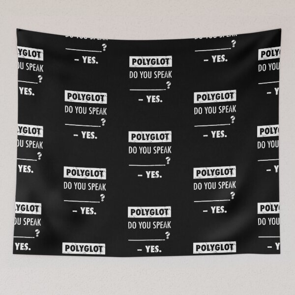 Item preview, Polyglot Multilingual Languages Linguistics designed and sold by SuperFreshArt.
