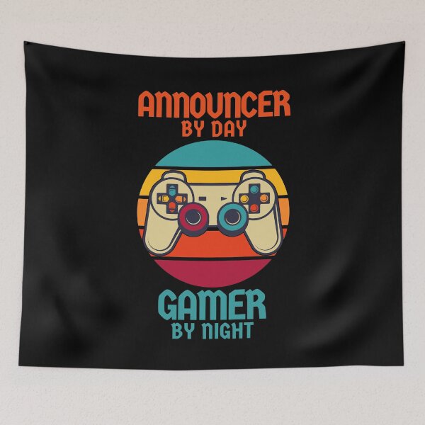 Item preview, Announcer Gamer designed and sold by choisanezine.