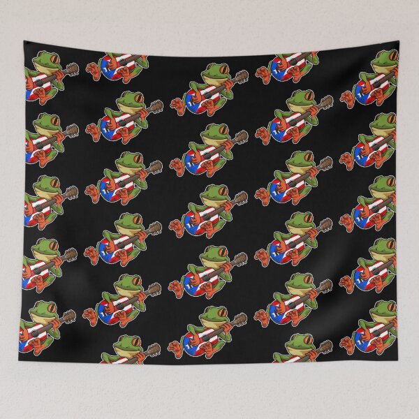 Item preview, Coqui Frog Playing Guitar - Boricua Animal designed and sold by anziehend.