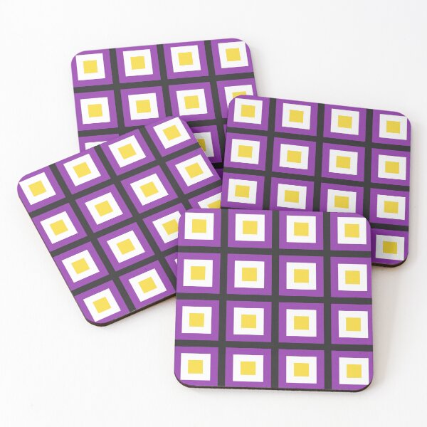 Item preview, Nonbinary Square Pattern designed and sold by Aroaes.