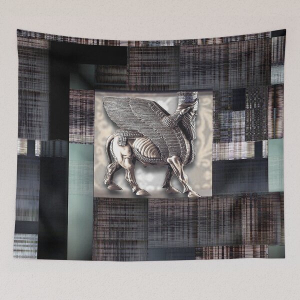 Item preview, Assyrian Elegent Lamassu  designed and sold by doniainart.