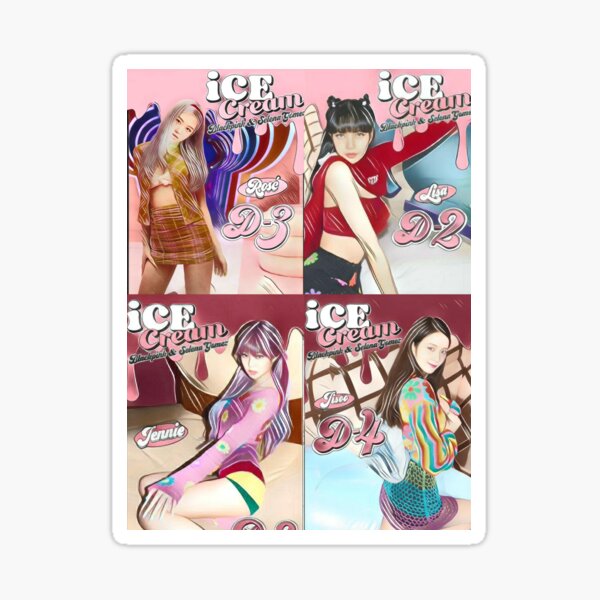 new release ice cream Sticker
