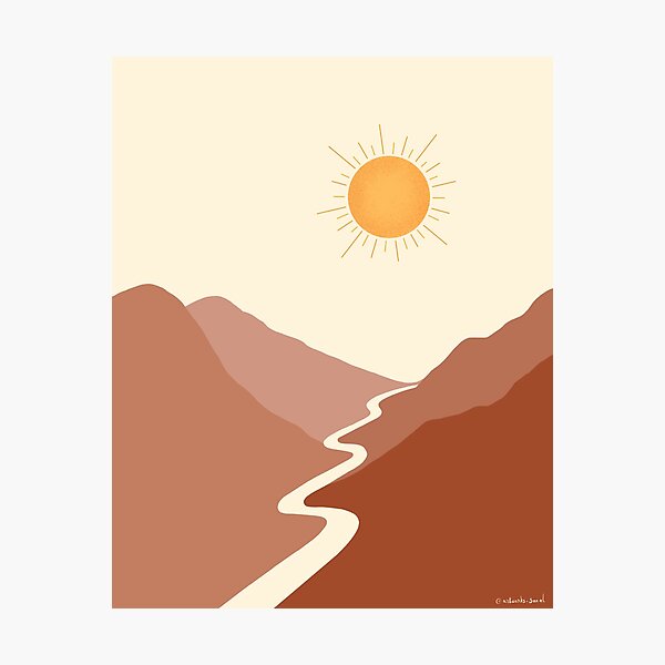 Boho Sunset Photographic Print