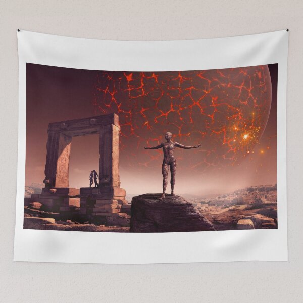 Item preview, #1 Sci-Fi Alien Galaxy Fantasy Landscape designed and sold by WizardsWorld.