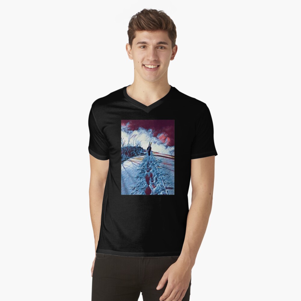 Item preview, V-Neck T-Shirt designed and sold by ajdesignsau.