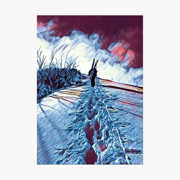 Item preview, The Hike Out, Mt Hotham designed and sold by ajdesignsau.