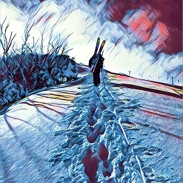 Artwork thumbnail, The Hike Out, Mt Hotham by ajdesignsau