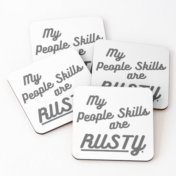 Item preview, My People Skills Are Rusty Supernatural Inspired Quote designed and sold by ricknosis.