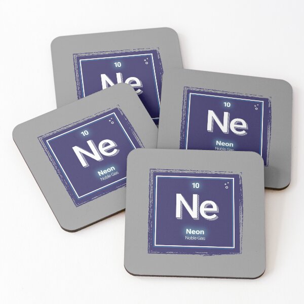Item preview, The periodic table - Neon - blue designed and sold by Hakubiya.