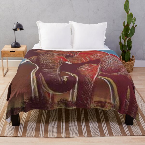 Item preview, AW African Elephant in earth tones designed and sold by Peace,Love & Art.