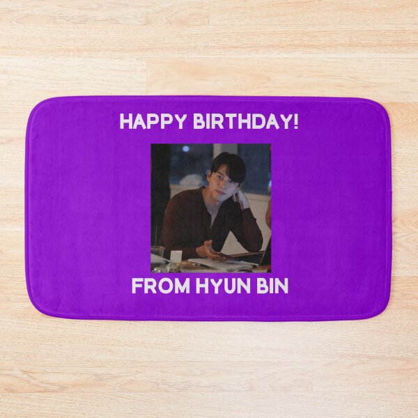 Item preview, Happy Birthday From Hyun Bin  designed and sold by kpopkdramamerch.