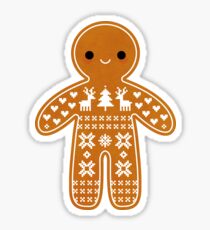 Sweater Pattern Gingerbread Cookie Sticker
