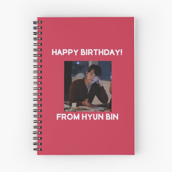 Item preview, Happy Birthday From Hyun Bin  designed and sold by kpopkdramamerch.