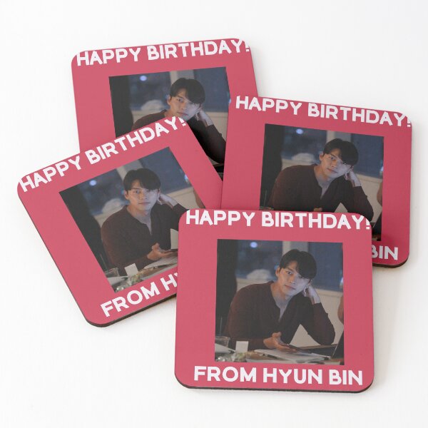 Item preview, Happy Birthday From Hyun Bin  designed and sold by kpopkdramamerch.