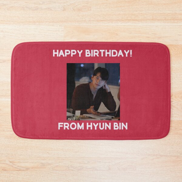 Item preview, Happy Birthday From Hyun Bin  designed and sold by kpopkdramamerch.