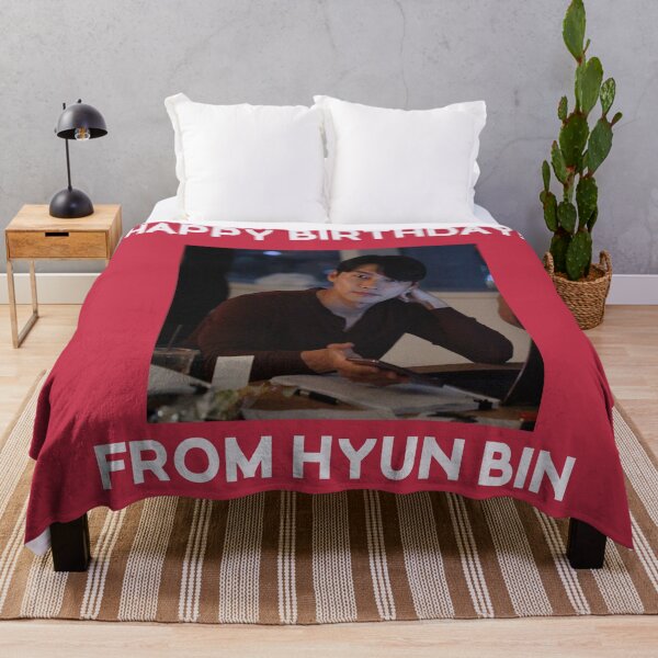 Item preview, Happy Birthday From Hyun Bin  designed and sold by kpopkdramamerch.