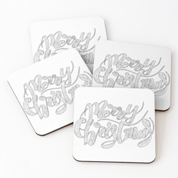 Item preview, Merry Christmas lettering with pattern inside. designed and sold by hadkhanong.