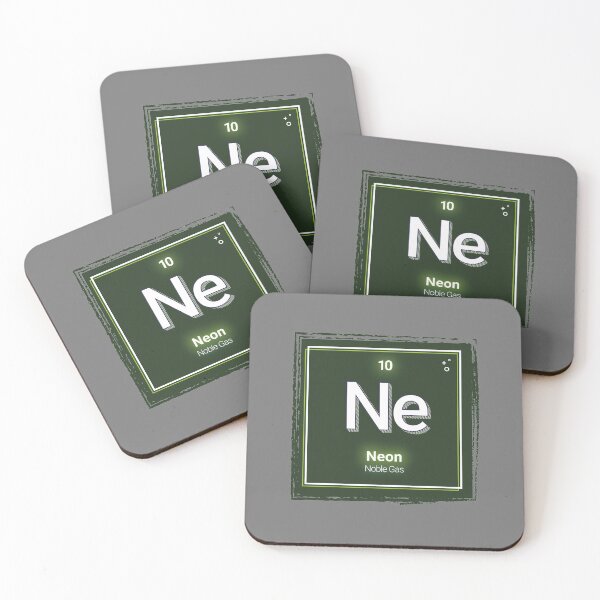 Item preview, The periodic table - Neon - green designed and sold by Hakubiya.