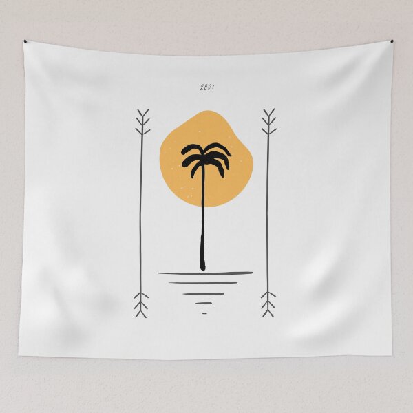 Item preview, 2007 palm and sun, abstract designed and sold by SpicyCherrys.