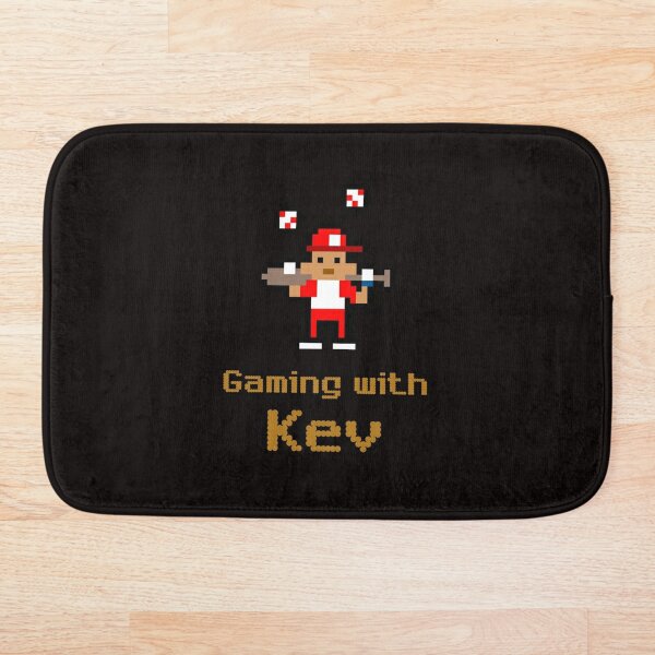 Gaming With Kev Bath Mat By Flexys Redbubble - americas superstar scarf roblox