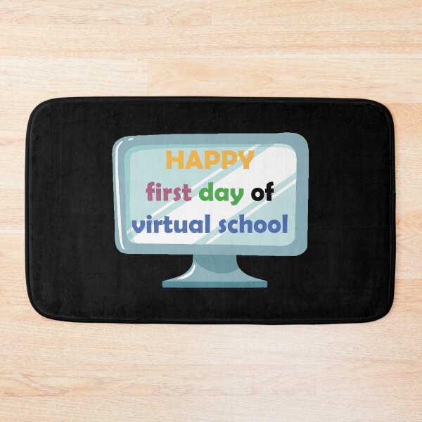 Item preview, happy first day of virtual school designed and sold by gharbi.