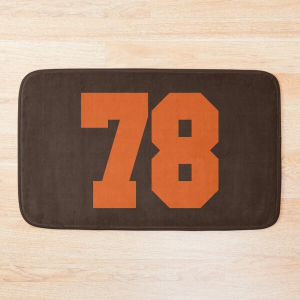 Item preview, 78  Number Cleveland Sports Seventy-Eight Brown Jersey designed and sold by HelloFromAja.