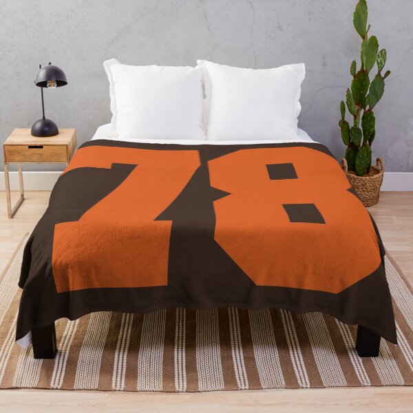 Item preview, 78  Number Cleveland Sports Seventy-Eight Brown Jersey designed and sold by HelloFromAja.