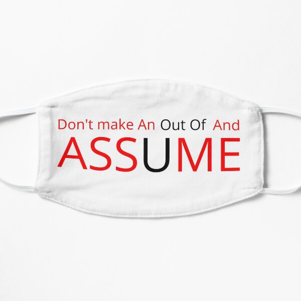 Savage Rock Gold Esteem Assume Flat Mask