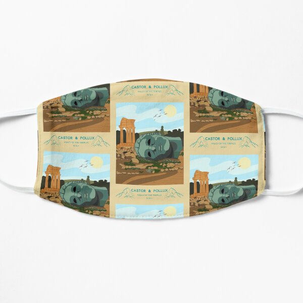 Temple of Castor & Pollux: Agrigento, Valley of the Temples Flat Mask