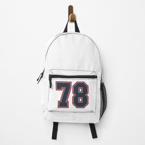 Item preview, 78 Navy Grey Red Sports Number Seventy-Eight  designed and sold by HelloFromAja.