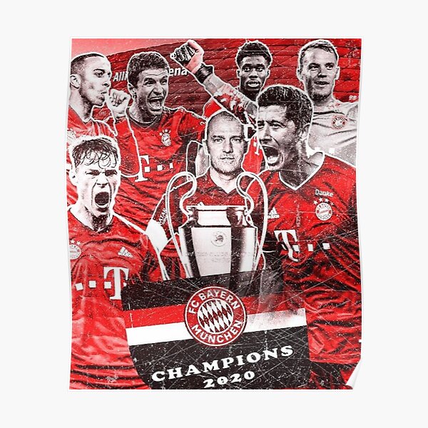 Wallpaper Lewandowski und Squad Art Poster