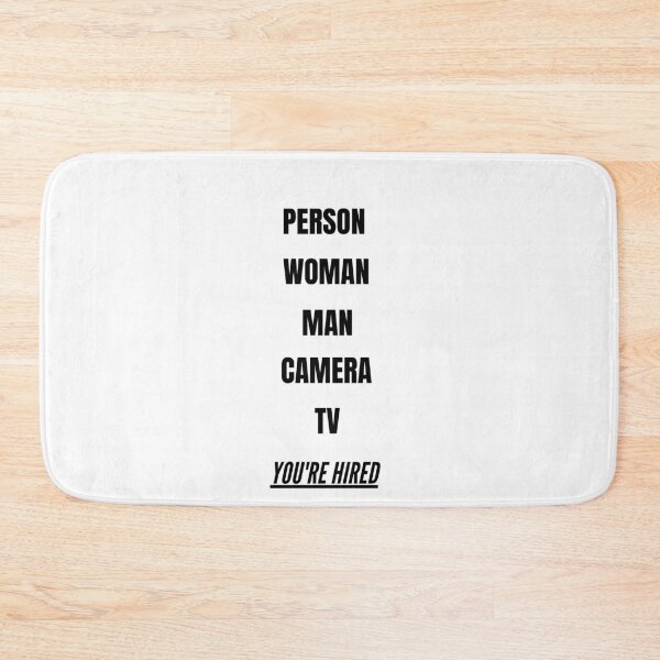 Item preview, Person, woman,man, camera, TV, you're hired designed and sold by Yesmalady.