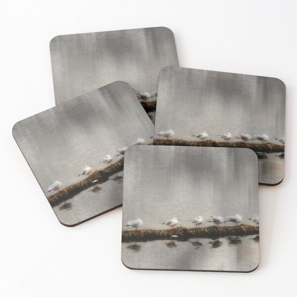 Item preview, A Row of Sea Gulls designed and sold by Alexandra Lavizzari.