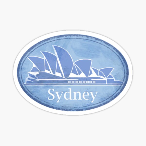 "Sydney " Sticker By FeelsDesign | Redbubble