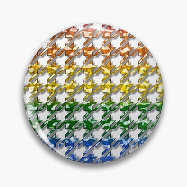 Item preview, Houndstooth Rainbow Metallic designed and sold by MarkUK97.
