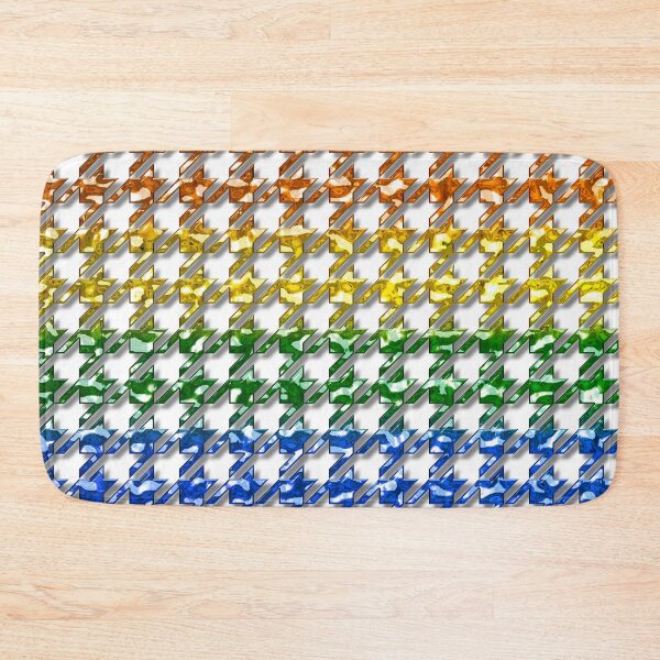 Item preview, Houndstooth Rainbow Metallic designed and sold by MarkUK97.