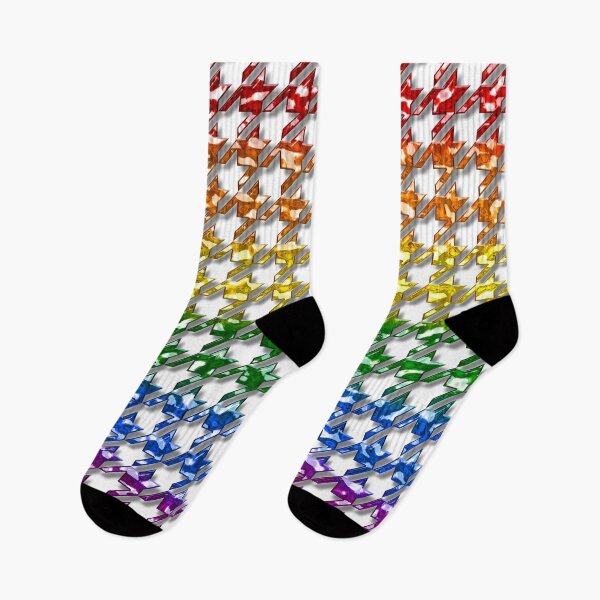 Item preview, Houndstooth Rainbow Metallic designed and sold by MarkUK97.