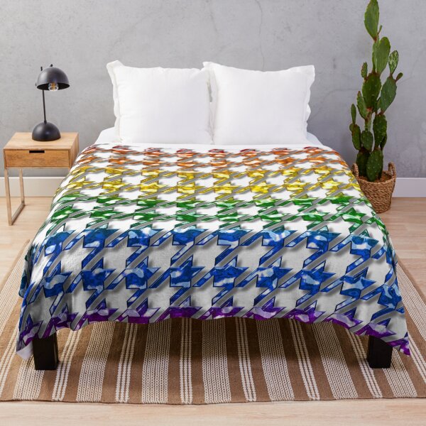 Item preview, Houndstooth Rainbow Metallic designed and sold by MarkUK97.