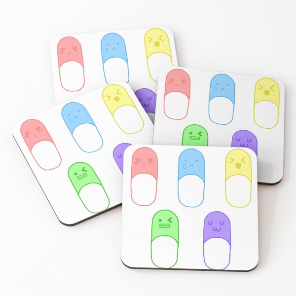 Item preview, Emoji Pills Set designed and sold by maramyeonni.